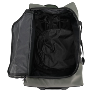 Duffelbag koffert med hjul, utvidbar, grønn