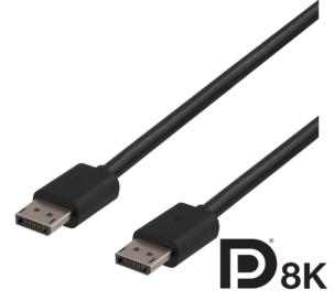 DisplayPort-kabel Deltaco DP8K-1020