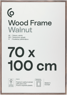 Fotoramme av FSC-merket tre på 70 x 100 cm