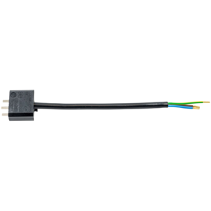 Jordad lamppropp DCL med 15 cm sladd, svart