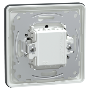 Schneider Exxact strømbryter 1-pol/trapp, innfelt, antrasitt