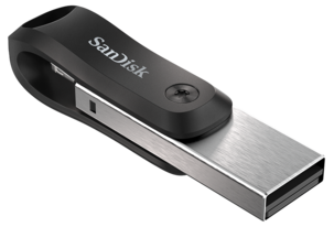 USB-minne for iPhone/iPad, Sandisk iXpand Flash Drive Go