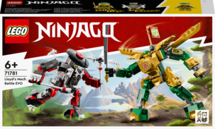 LEGO Ninjago Lloyds EVO Robottitaistelu 71781, yli 6-vuotiaille