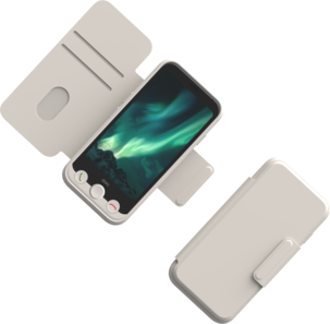 Doro Aurora Wallet Case Lompakkokotelo A10 / A11 -puhelimelle