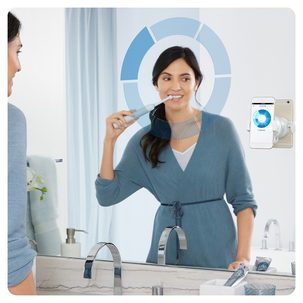 Oral-B Genius 8200W Silver, eltannbørste