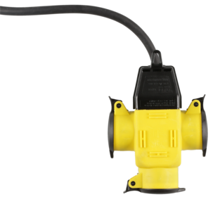 Grenuttag utomhus, 3-vägs med 5 m kabel