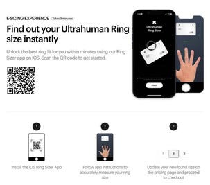 Ultrahuman Ring Air smart ring, Bionic Gold