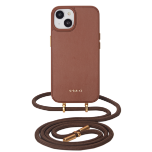 Anmiki Crossbody Phone Case iPhone 15 mobilskal med axelrem