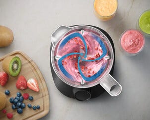 Philips HR2041/41 blender 1,9 l, sort