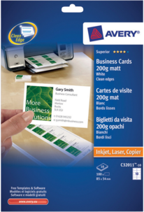 Avery visittkort