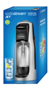 SodaStream Jet Black Silver, kullsyremaskin