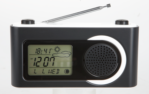 Klockradio för resor