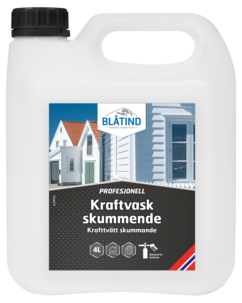 Blåtind kraftvask skummende, 4 liter