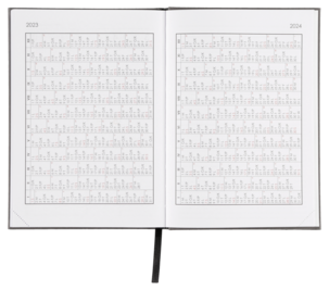 Veckokalender 2023 / 2024 A5, grå
