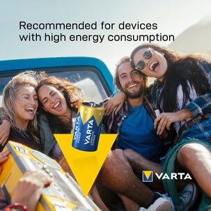 Varta Industrial Pro D/LR20-batterier, 20-pack