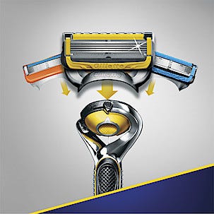 Rakhyvel Gillette Fusion ProShield Yellow