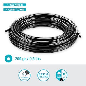 Gardena fördelarrör 15 m, 4,6 mm, 3/16 tum