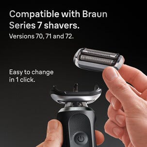 Rakhuvud 74S till rakapparat Braun Series 7 