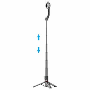 Selfiestang med tripod, fjernkontroll og magnetfeste