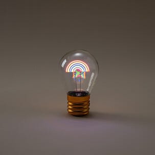 Oppladbar bordlampe med lysende motiv, Northlight, 11 cm