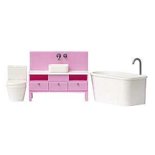 Lundby Basic baderomsinnredning