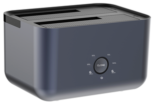 Dubbel dockningsstation med diskkloning för 2,5 och 3,5 tum hårddisk, USB 3.0