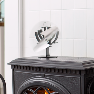 Kaminfläkt med 2 blad