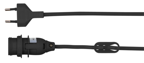 Lamphållare med lampsladd E14