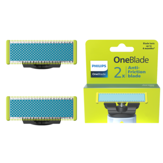 Philips OneBlade Anti-friction Terä 2 kpl, QP225/50