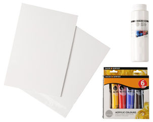 Pouring Medium -setti Daler-Rowney, 750 ml