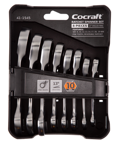 Spärrnycklar Cocraft, 8 delar