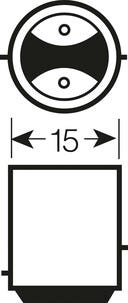 Billampa Osram BAY15d, P21/5W