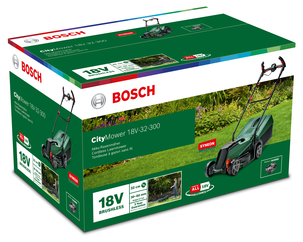 Bosch gräsklippare CityMower 18V-32-300 / grästrimmer Easy Grasscut 18-230