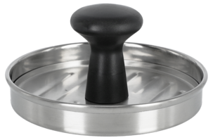 Hamburgerpress rostfritt stål, 12,5 cm