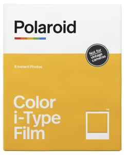 Polaroid i-Type färgfilm med vit ram, 107 x 88 mm