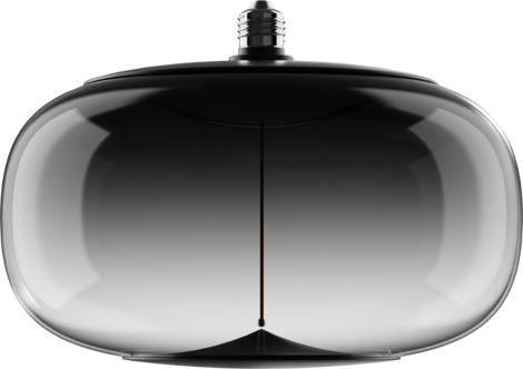 Smokey LED-lampa E27, magnetiskt filament, 30 cm