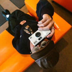 Kodak Snapic A1 analog kamera med glasobjektiv