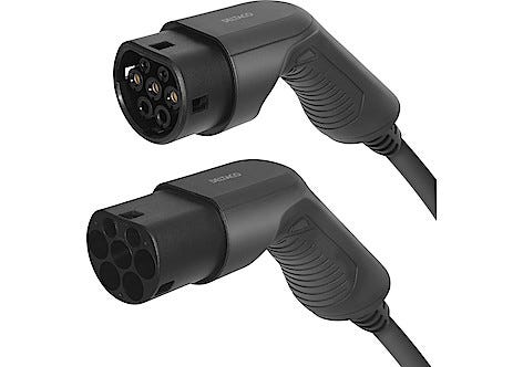 Deltaco laddkabel elbil, typ 2 till typ 2, 3 fas, 7 meter