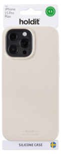 Holdit Silicone Case för iPhone 15 Pro Max, mobilskal