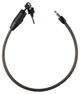 Sykkellås vaier med 2 nøkler, 65 cm