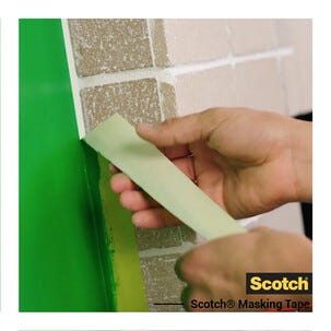 Scotch grön maskeringstejp för grova ytor, 36 mm x 41 m