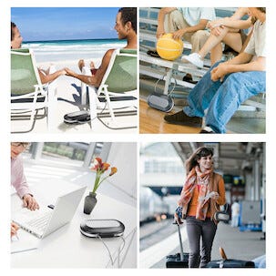 Masterlock portabel säkerhetsbox med kodlås och vajer