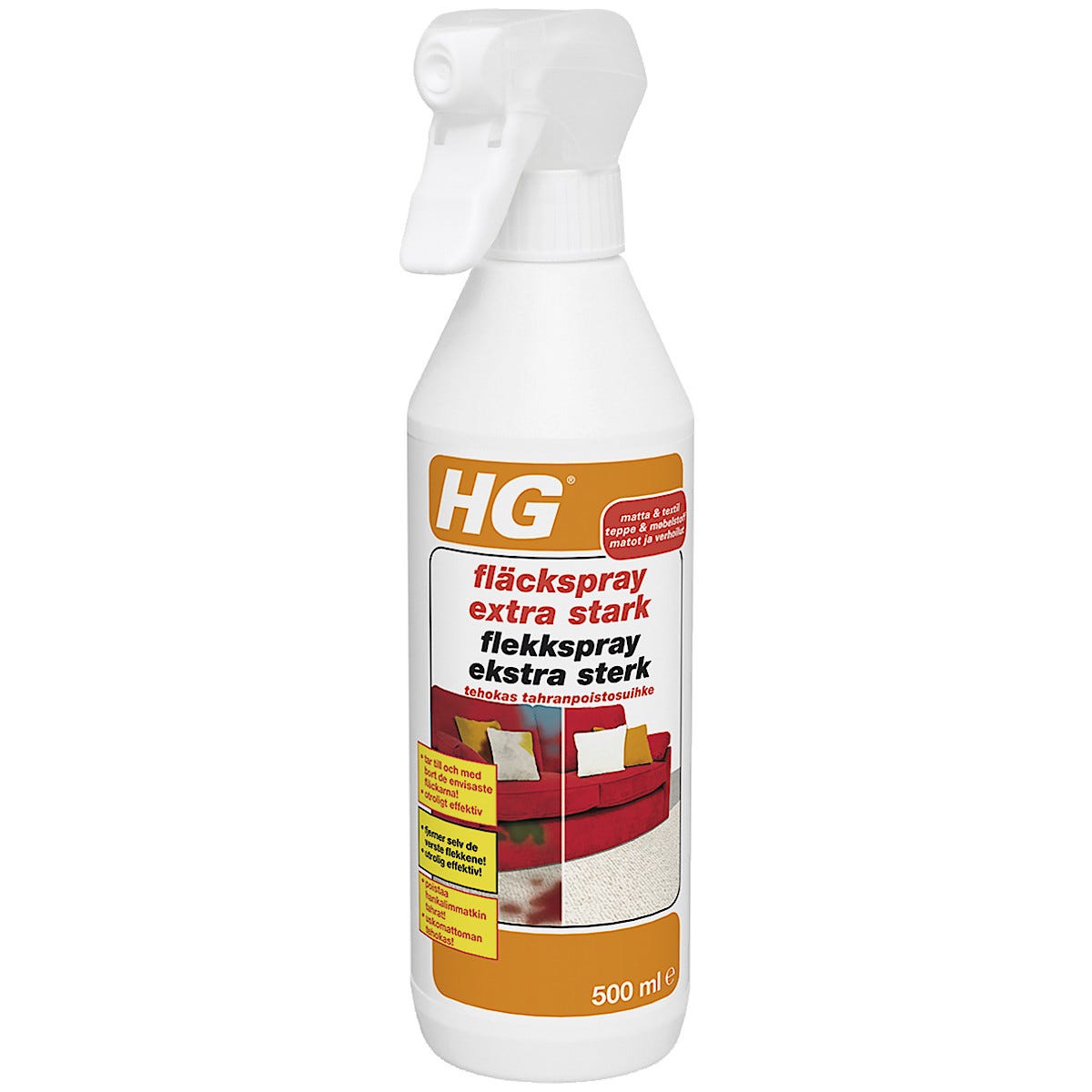 Fläckspray extra stark HG | Clas Ohlson Luktborttagare Yocoair | Clas Ohlson