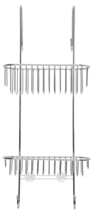 Hengende dusjhylle med kroker