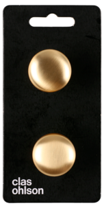 Knopp guld, 2-pack 