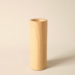 Deco bordlampe E27 metall med trelignende fot, Northlight