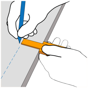 Hardvinkel-mittatikku