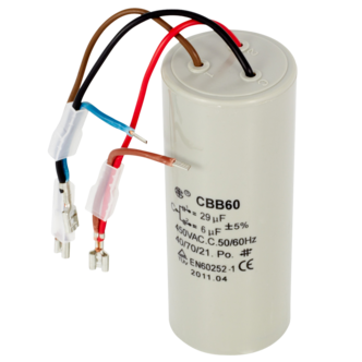 Kondensator 29 µF/6 µF