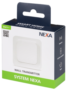 Nexa MWTT-1 veggsender med Eljo Trend dekkramme