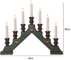 Star Trading Sara adventsljusstake allmoge, 38 cm